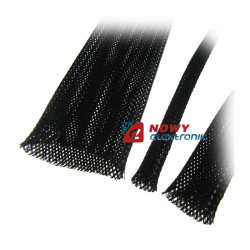 Peszel Plecionka 4mm Oplot 4 na przewód 3-8mm czarny