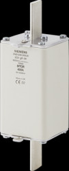 NH fuse NH2, 400 A, gR, 900 V (DC), 100 kA breaking capacity, 3NB1234-3KK20