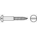 TOOLCRAFT TO-5446749 Wkręt do drewna z łbem płaskim 5 mm 70 mm Płaska DIN 96 mosiądz 200 szt.