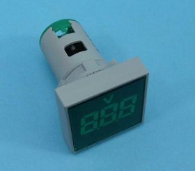 WOLT.20-500VAC GREEN LED KWA.32x32mm