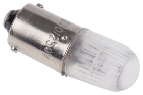 Lampka kontrolna Pomarańczowy 220/250V BA9s długość 28mm