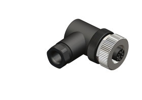 Złącze wielostykowe przemysłowe 5-pinowe M12 Montaż na kablu Gniazdo RS PRO