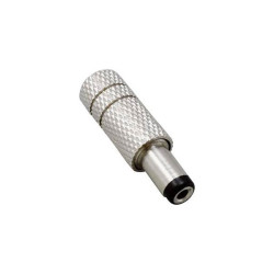 TruComponents 201219 Low power Plug, straight 5.50 mm 2.50 mm