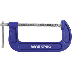 WorkPro WP232020 Screw Clamps Span 150 mm Length 280 mm Nosing 150 mm