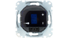 Merten Regulator Temperatury Uniwersalny 230V 5-50 Stopni Ip20 Z Ekranem...