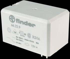 66.22.9.024.0000 Power relay 30 A, for PCB