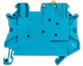 Złączka przelotowa 2-przewodowa z odłącznikiem nożowym 4mm2 niebieska UT 4-MT BU 3046278 /50szt./