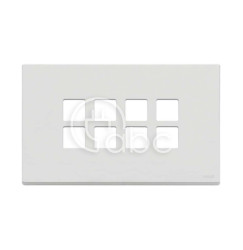 Ramka ozdobna 4Mx8 Flat, matowy biały, 22694.01