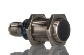 Czujnik zbliżeniowy M18 Indukcyjny 8 mm Telemecanique Sensors Wpuszczany 12 → 24 V DC długość 51mm Gwintowany