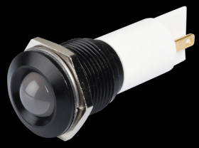 Q16P1CXXW220E Indicator LED, 220 V AC, 16 mm, FASTON, white/BrC