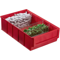 Allit 456531 Regal-Industriebox Storage Bin 185x300x81mm Red 1pc