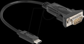 64125 Adapter cable USB-C to RS232, 0.25 m