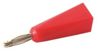 BAN20-WLR Wtyk bananowy lutowany na kabel - standard 2.0mm czerwony