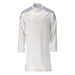 Fartuch laboratoryjny, Męski, Biały, rozmiar: 3XL, Wielorazowe