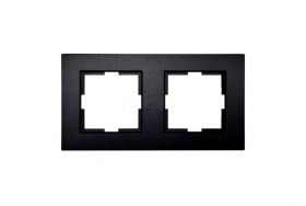 Ramka VIKO dwukrotna czarna - NOVELLA