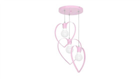 Lampa Wisząca Amore Pink 3Xe27