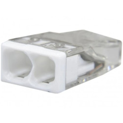 Szybkozłączka 2x 0,5-2,5mm2 na drut 450V/24A ORYGINALNA woreczek 10szt. 2273-202