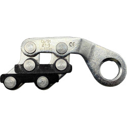 Berger &amp; Schröter 12504 Rope clip 1mm Steel zinc plated burnished 1pc