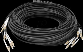 DK-24338U050BK-BBB Pre-assembled Fiberglass Universal Breakout Cable, Multi Mode 