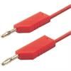 Przewody do miernika bananek 4mm czerwony 1,5m MLN150/1 HIRSCHMA