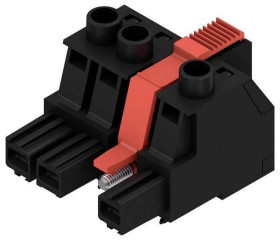 Weidmüller 2627280000 Obudowa złącza pin żeńskiego na kabel BUZ 10.16IT/03/180MSF2 AG BK BX, piny: 3, 60 A, 21 szt.