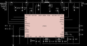 100V V and V Synchronous 4-Switch Buck‑Boost DC/DC Controller with PassThru