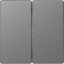 Merten System D Klawisz podwójny stal MTN3400-6036