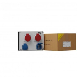 Rozdzielnica budowalana FRED 2x16A 2x230V Schuko Mennekes Doktorvolt 2152