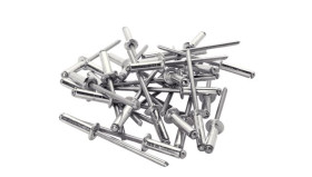 Nit średnica 4.8mm , materiał: Aluminium Zestaw nitów średnica otworu 4.9mm długość 10mm