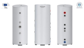 OZEME OPTITANK 200L1 Zasobnik CWU 200 ltr. Podgrzewacz z powiększoną wężownicą do pomp ciepła, kolektorów słonecznych i kotłów