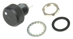 Potencjometr 47kΩ typ Obrotowy Vishay średnica wału 16 mm 1W długość wału 8.8mm średnica 16mm Montaż panelowy