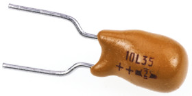 Kondensator tantalowy 10μF 35V dc THT ±20