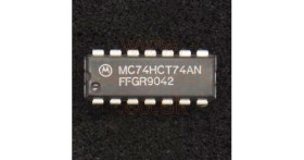 74HCT74 (MC74HCT74AN) D-type flip-flop - Motorola