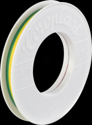 2065 VDE Electrical insulation tape, 25 m, 9 mm, green-yellow