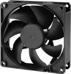 DC axial fan, 12 V, 92 x 92 x 25 mm, 127.42 m³/h, 46.1 dB, ball bearing, SUNON PF92251B1-1000U-A99