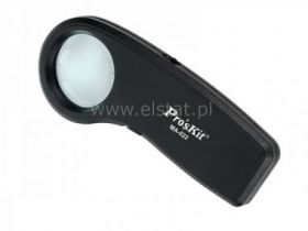Lupa x7.5 (26 dioptrii) z podświetlaniem LED+ test