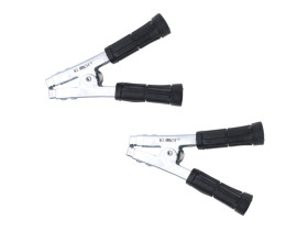 Krokodylek czarny 600A KRO0411 na kabel długość całkowita 170mm