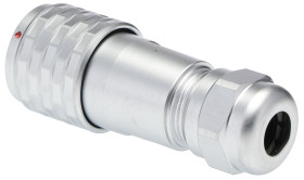 Złącze wielostykowe przemysłowe 4-pinowe M12 Montaż na kablu Wtyczka RS PRO