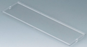 Cover, 9 modules, PC, (L x W) 156 x 45.5 mm, transparent, B6605100
