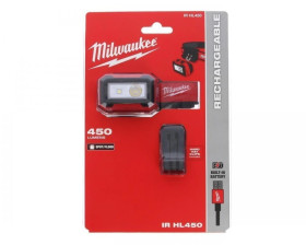 Latarka czołówka USB z magnesem IRHL450 450lm IP54 4933478587