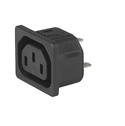 Gniazdo IEC z filtremNone 10A Schurter Montaż na panelu