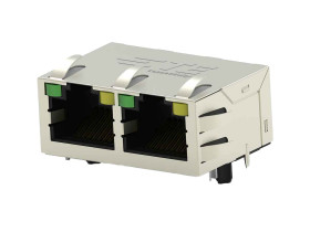 Złącze RJ45 Żeński Złącze RJ45 Przewlekany Cat5 TE Connectivity, 90° 8-żyłowe