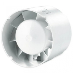 Wentylator kanałowy fi 150 230V 30W 305m3/h 40dB o przepływie mieszanym biały z wyłącznikiem czasowym 150VKO1T