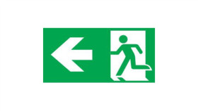 Piktogram Wyjście W Lewo E3 Intelight Do Oximia, Ramki Dwustronnej Orion,...