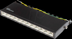 GC-N0121 Patchpanel, 12 Port, Cat.6a, 0,5 HE