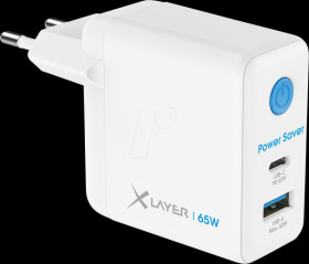219703 USB-Ladegerät QC 4.0, PD, GaN, 65 W