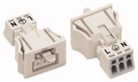 Gniazdo Snap-In 3-biegunowe białe WINSTA MINI 890-723 /50szt./