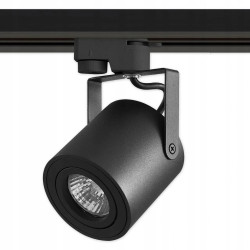 Reflektor szynowy z gniazdem GU10, model ABI 80mm czarny