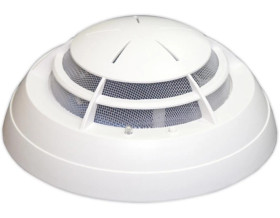 Czujka dymu optyczna do systemów alarmowych 12V DC biała ADR‑20R