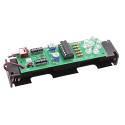 Bateryjny sygnalizator optyczny 5×LED 6V z regulacją błysku - zlutowany KIT AVT 790